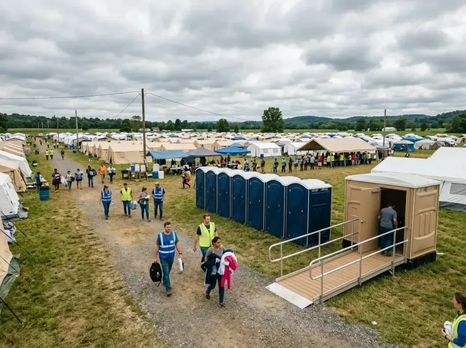 disaster-relief-camp-restrooms-010 — frequently asked questions, Dumpster & Portable Bathrooms Rental in Garden View, PA